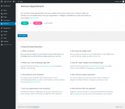 Page screenshot: Setmore