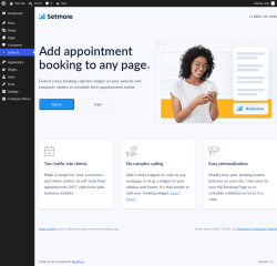 Page screenshot: Setmore