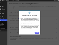 Page screenshot: Speed Optimizer &rarr; Frontend