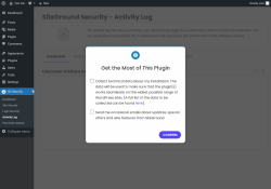 Page screenshot: SG Security &rarr; Activity Log
