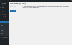 Page screenshot: Settings &rarr; SG Plugins