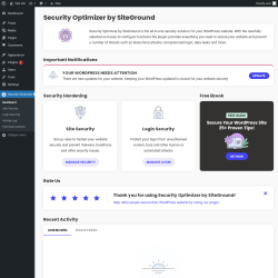 Page screenshot: Security Optimizer