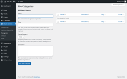 Page screenshot: Share Service+ &rarr; Categories