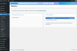 Page screenshot: Shared Files → Statistics