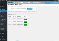 Page screenshot: Shared Files → ↳ Media Library