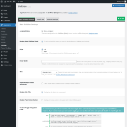 Page screenshot: Appearance → ShiftNav