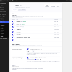 Page screenshot: Settings &rarr; ShinPix