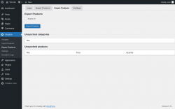Page screenshot: Shopbox &rarr; Export  Products