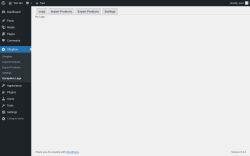 Page screenshot: Shopbox &rarr; Exception Logs