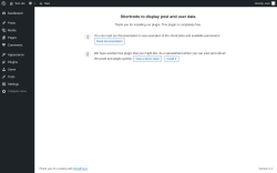 Page screenshot: ‹ Test site — WordPress