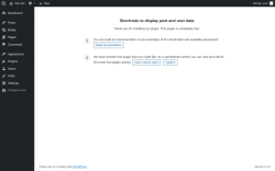 Page screenshot: ‹ Test site — WordPress