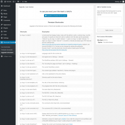 Page screenshot: Shortcode Variables &rarr; Upgrade to Premium
