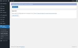 Page screenshot: Snippet Shortcodes &rarr; Import shortcodes