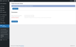 Page screenshot: Snippet Shortcodes &rarr; Settings