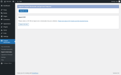 Page screenshot: Snippet Shortcodes &rarr; Import shortcodes