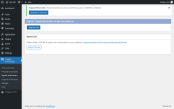Page screenshot: Snippet Shortcodes &rarr; Import shortcodes