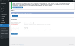 Page screenshot: Snippet Shortcodes &rarr; Settings