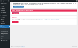 Page screenshot: Snippet Shortcodes &rarr; Import shortcodes