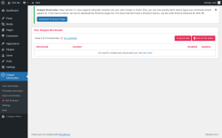 Page screenshot: Snippet Shortcodes