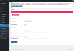 Page screenshot: Snippet Shortcodes &rarr; Settings
