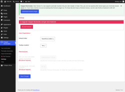 Page screenshot: Snippet Shortcodes &rarr; Settings