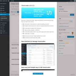 Page screenshot: Shortcoder &rarr; Create shortcode