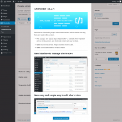 Page screenshot: Shortcoder &rarr; Create shortcode