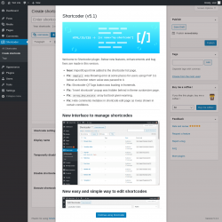 Page screenshot: Shortcoder &rarr; Create shortcode