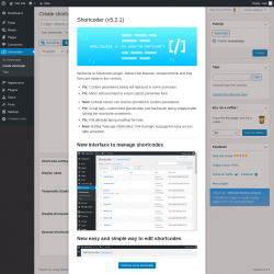 Page screenshot: Shortcoder &rarr; Create shortcode