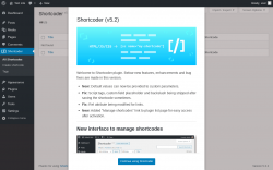 Page screenshot: Shortcoder