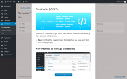 Page screenshot: Shortcoder