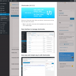Page screenshot: Shortcoder &rarr; Create shortcode