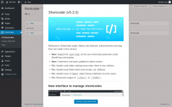 Page screenshot: Shortcoder
