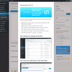 Page screenshot: Shortcoder &rarr; Create shortcode