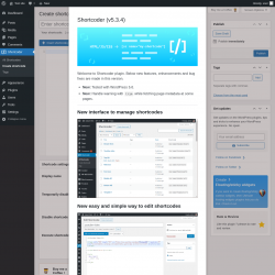 Page screenshot: Shortcoder &rarr; Create shortcode