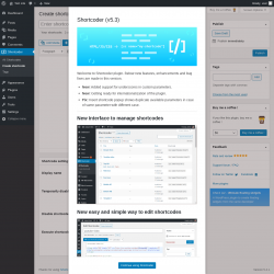 Page screenshot: Shortcoder &rarr; Create shortcode