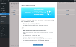 Page screenshot: Shortcoder