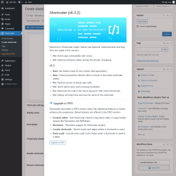 Page screenshot: Shortcoder &rarr; Create shortcode