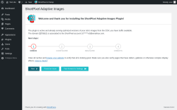Page screenshot: ShortPixel AI On-Boarding &lsaquo; Test site &mdash; WordPress