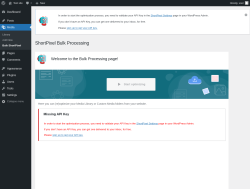 Page screenshot: Media → Bulk ShortPixel
