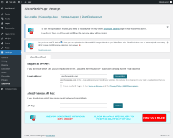 Page screenshot: ShortPixel Settings ‹ Test site — WordPress