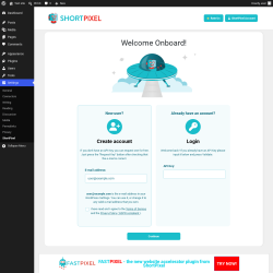 Page screenshot: Settings &rarr; ShortPixel