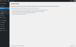 Page screenshot: Media → Shuffle