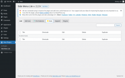 Page screenshot: Wow Plugins &rarr; Side Menu Lite &rarr;  Rate