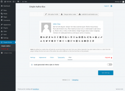 Page screenshot: Simple Author → Misc