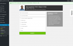 Page screenshot: Simple Author → Contact Us