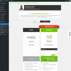 Page screenshot: Simple Author → Upgrade  ➤