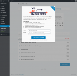 Page screenshot: Simple Author