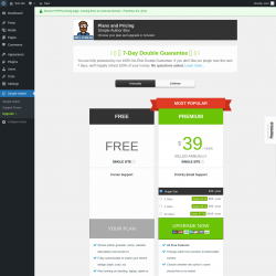Page screenshot: Simple Author → Upgrade  ➤