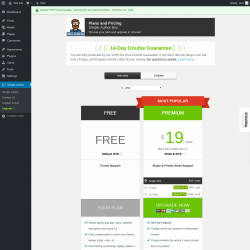 Page screenshot: Simple Author → Upgrade  ➤